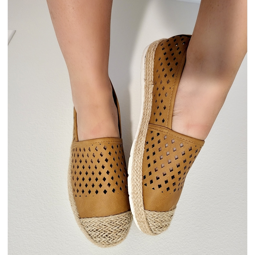 Brown sneakers